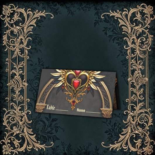 Keltische knopen en een hart in gotische elegantie