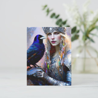 Keltische krijger prinses briefkaart