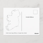 Keltische Kruis Briefkaart (Achterkant)