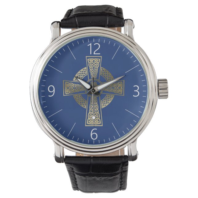 Keltische kruis horloge (Voorkant)