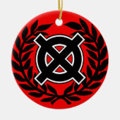 Keltische Kruis Keramisch Ornament (Voorkant)