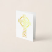 Keltische Kruis | Religie Folie Kaarten (Voorkant)