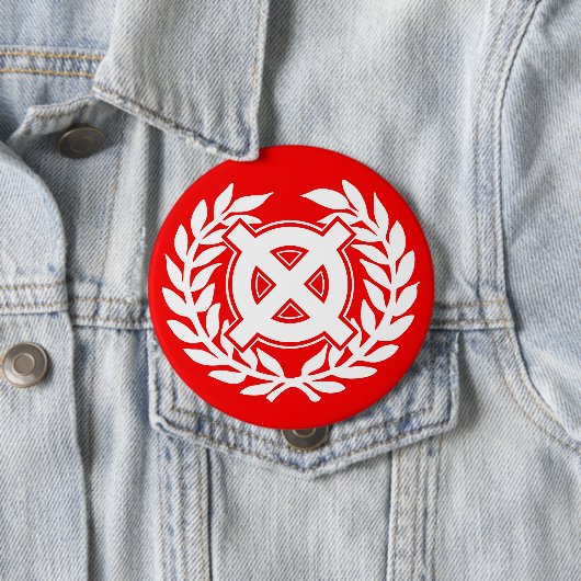 Keltische Kruis Ronde Button 4,0 Cm (In situ)