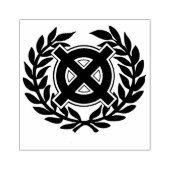 Keltische Kruis Rubberstempel (Afrduk)