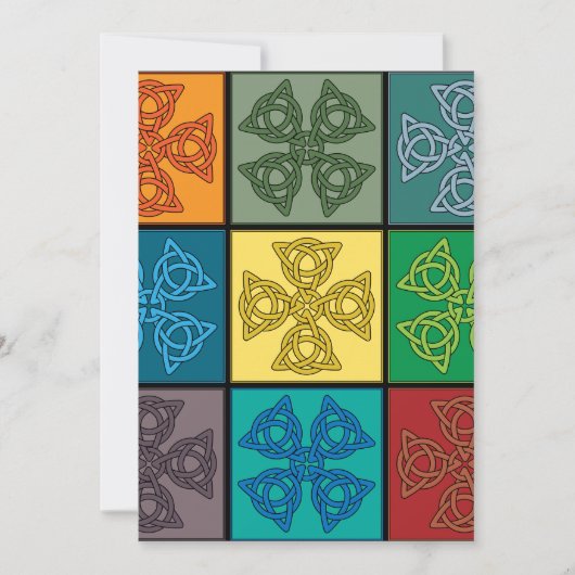 Keltische Kruisen Uitnodiging (Voorkant)