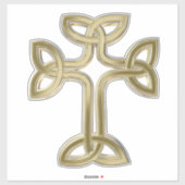 Keltische kruisknoop sticker (Vel)