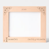 Keltische letter J Aangepaste naam Gegraveerde Lijstjes (Voorkant)