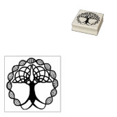 Keltische levensboom Rubber stempel (Gestempeld)