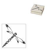 Keltische libel art stempel (Gestempeld)