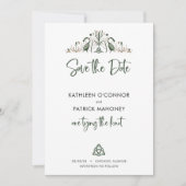Keltische liefde knoop eeuwigheid cirkel romantisc save the date (Voorkant)