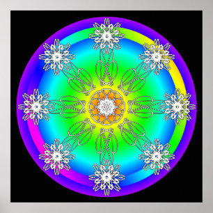 Keltische Mandala Poster