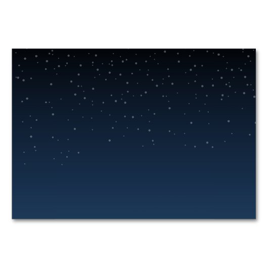 Keltische marineblauw sterren rond de nacht kaart (Achterkant)