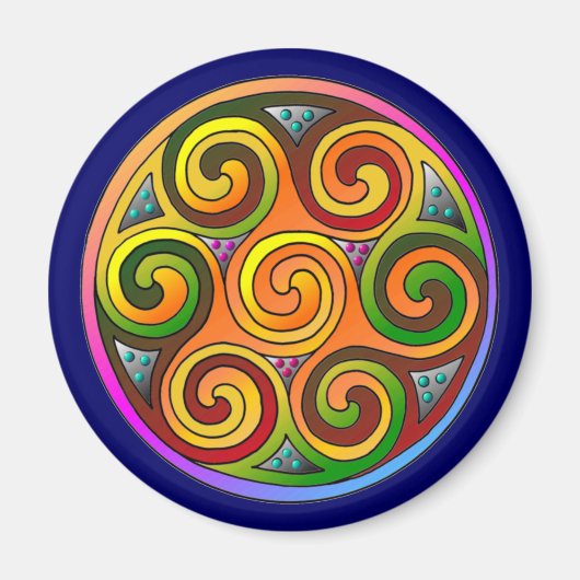 Keltische markeringen magneet (Voorkant)