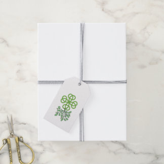 Keltische Mistletoe Gift Labels Cadeaulabel
