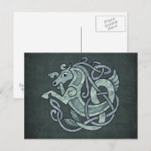 Keltische paarden briefkaart (Voorkant / Achterkant)