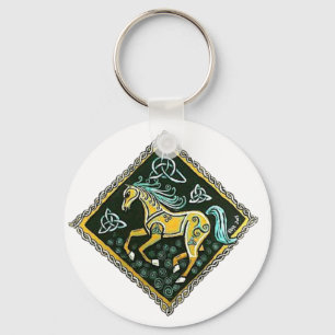 Keltische paarden sleutelhanger