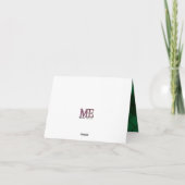 Keltische ruit kaart met dankwoord (Achterkant)