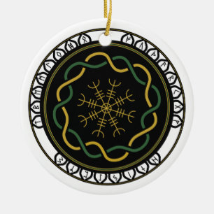 Keltische Runen 3 Ornament (Rond)
