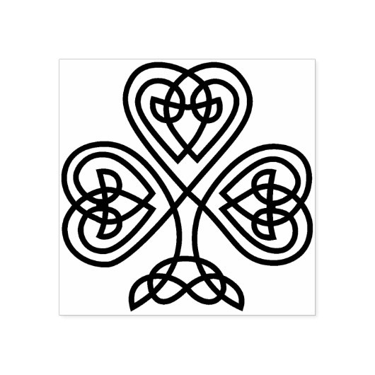 Keltische Shamrock Cross Art stempel (Afrduk)