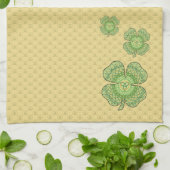 Keltische Shamrock handdoek (Gevouwen)