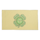 Keltische Shamrock Kussensloop (Achterkant)