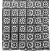 Keltische sierplant douchegordijn (Voorkant)