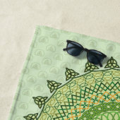 Keltische St. Patty's Day Beach Towel Strandlaken (In situ)