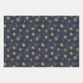 Keltische sterrennachthemel inpakpapier vel (Voorkant)