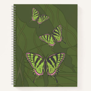 Keltische Swallowtail spiraal Notitieboek
