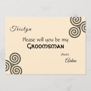 Keltische symbolen en gebladerte op room kaart