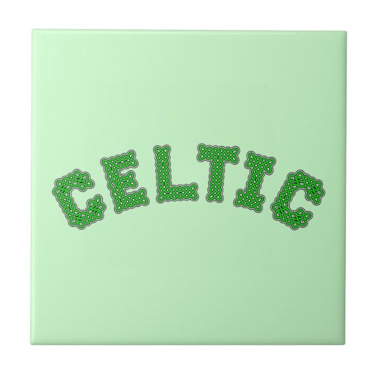 Keltische tekst tegeltje (Voorkant)