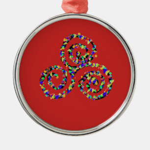 Keltische Triskelion Kracht Metalen Ornament