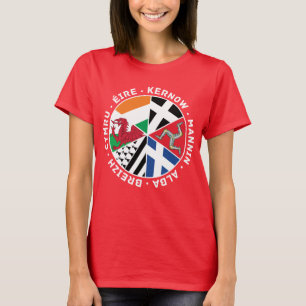 Keltische vlaglanden Vrouwen T-shirt, vilt T-shirt