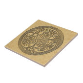 Keltische vogels Tile Tegeltje (Zijkant)