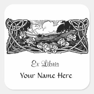 Keltische wijngaarden Landschap Vierkante Sticker