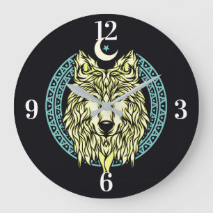 Keltische Wolf Grote Klok