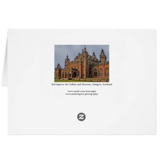 Kelvingrove Art Gallery Musée Glasgow (Dos Horizontal)