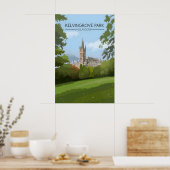 Kelvingrove Park Glasgow Travel Poster (Cuisine)