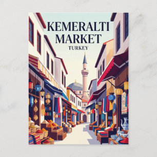 Kemeraltı Markt Turkije Briefkaart