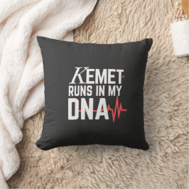 Kemet loopt door mijn DNA | Kussen