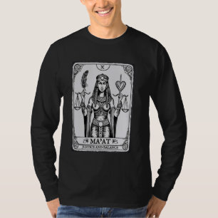 Kemetic Tarot Kaart Oude Egyptische Godin T-shirt