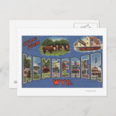 Kemmerer, Wyoming - Grote Letter-scènes Briefkaart (Voorkant / Achterkant)