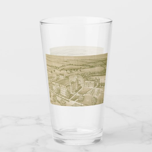 Kemper Militaire School & College  Briefkaart Glas (Voorkant)