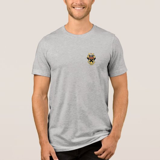 Kemper Small Crest Bella+Canvas T-shirt (Voorkant)