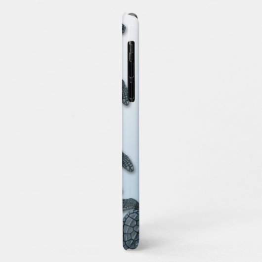 Kemp's Ridley Zee Turtle iPhone Case (Achterkant/links)