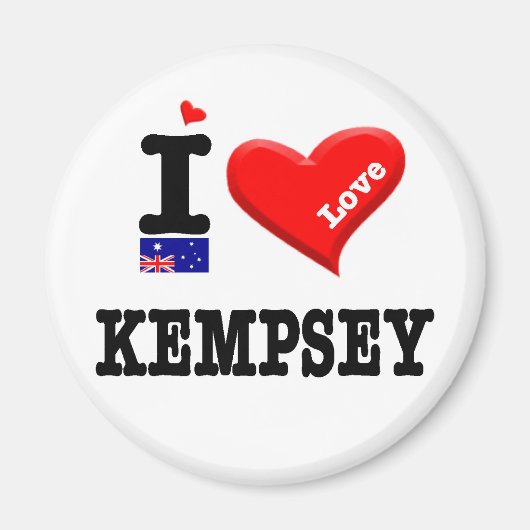 KEMPSEY - I Love Magneet (Voorkant)