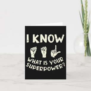 Ken Asl Wat Is Jouw Superkracht Bewustzijnsteken T Kaart