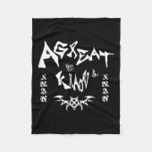 Ken Carson Merch Design AGC Fleece Deken (Voorkant)
