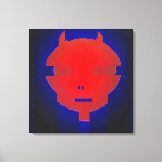 Ken Gage Digitale Duivel Surrealisme Canvas Afdruk (Voorkant)