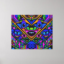 Ken Gage Graffiti Art Pop Drop Canvas Afdruk